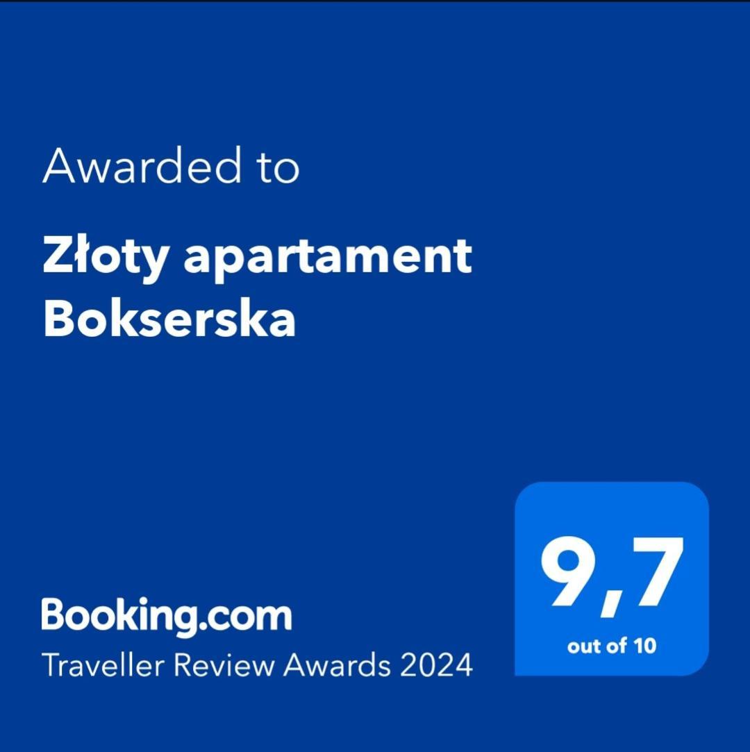 Zloty Apartament Bokserska Varsovia Exterior foto